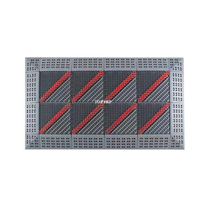 Durable <b>Waterproof</b> Snow Mud Remove Tile Nylon Brush EVA Floor Tiles Supermarket Interlocking Entrance Door <b>Mat</b> for Hotel - Product Image 4