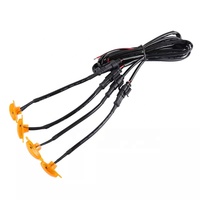 4 Luces LED de Advertencia para Parachoques Delantero de SUV Todoterreno, Luces LED de Señalización para Camioneta, SUV y Otros Accesorios para Automóviles