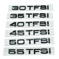 Autocollant de voiture avec logo TFSI 30 35 40 45 50 55 pour Audi A3 A4 A6L A7, modification de cylindrée et de transmission intégrale, accessoire décoratif