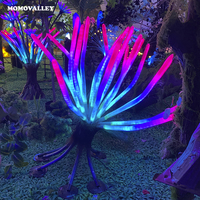 Momovalley LED artificielle corail lys plante étanche IP65 lueur ornement pour noël fée lumières danse LED fleur