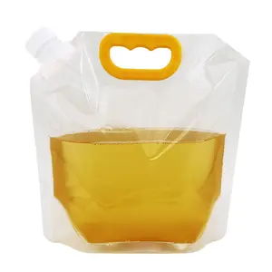 100ml 1L 2L 3L 4L 5L stand up pouch with spout gallon water bag portable drink bag beverage catering spout pouch