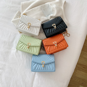 Spring Cheap Bag Women New Small <b>Square</b> Bag Solid Color Fashion Chain Crossbody Bag Tanjing - Product Image 3