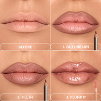 Set Hadiah 3-Piece Riasan Bibir Mineral Tanpa Merek Berkualitas Tinggi |   Kemasan Kotak Timah yang Dapat Disesuaikan |   Termasuk Lip Gloss, Lip Liner, dan Lip