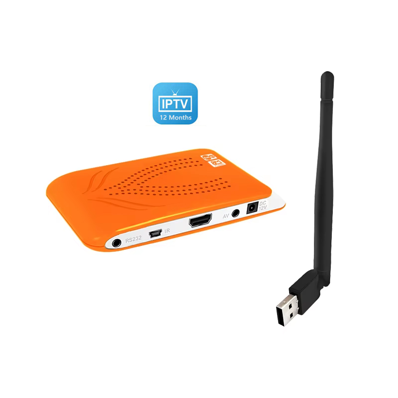 Dongle WIFI USB STB+ Naranja+Regalo de 12 meses de lP-TV