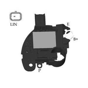 Régulateur d'<span class=keywords><strong>alternateur</strong></span> <span class=keywords><strong>pour</strong></span> <span class=keywords><strong>Denso</strong></span> 126600-7600 - Product Image 1