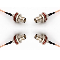 TNC hembra impermeable a MCX curva conector macho para la prueba de conducción de Internet de las cosas de la maquinaria agrícola