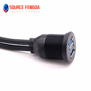 Cable de extensión para panel de salpicadero de coche, cable de extensión de enchufe auxiliar, <span class=keywords><strong>usb</strong></span> 3,0, doble macho a hembra, sata a <span class=keywords><strong>usb</strong></span> 3,0 - Product Image 4