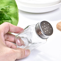 Dji Aeofa — bouteille aromatique en forme carrée avec couvercle, pot à épices en verre