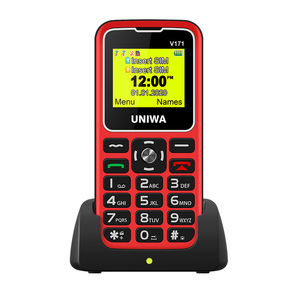 UNIWA V171 écran horizontal <span class=keywords><strong>facile</strong></span> à utiliser SOS <span class=keywords><strong>Senior</strong></span> téléphone mobile <span class=keywords><strong>pour</strong></span> les personnes âgées - Product Image 2