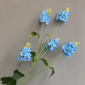 T-DX lụa hoa 5 đầu nhân tạo tử đinh hương cho hoa sắp xếp nhà cửa hàng trang trí sân vườn
