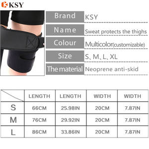 KSY – <span class=keywords><strong>ceinture</strong></span> <span class=keywords><strong>de</strong></span> sauna réglable en néoprène <span class=keywords><strong>pour</strong></span> femmes et hommes, Compression des jambes, coupe-<span class=keywords><strong>cuisse</strong></span> - Product Image 6