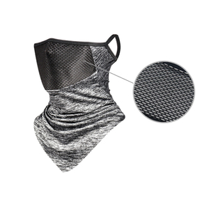 Cache-cou respirant en soie glacée pour l'extérieur, idéal pour le cyclisme, la <span class=keywords><strong>moto</strong></span>, la pêche, <span class=keywords><strong>masque</strong></span> facial avec fixation auriculaire, demi-<span class=keywords><strong>masque</strong></span> d'été - Product Image 2