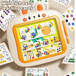 ของเล่นกระต่ายจอยร่า ของเล่นฝึกทักษะแบบมอนเตสซอรี่  แผ่นเกมเขาวงกตสีและตัวเลข  ของเล่นเสริมพัฒนาการ - Product Image 5