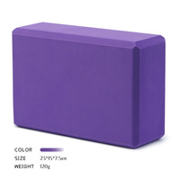 Bloc de yoga EVA personnalisé 3x6x9 pouces, support élevé, brique de fitness, vente en gros, fabricant, fournisseur en vrac