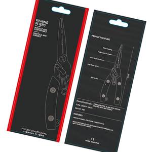 คีมตกปลาสแตนเลสพร้อมด้ามจับ ABS, ที่ถอดเบ็ดตกปลาพร้อมที่จับปากปลา - Product Image 6