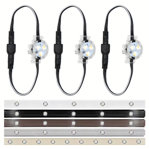 Luz de decoración de casa al por mayor luz de Navidad permanente colorida al aire libre impermeable Ip68 12V 24V 36V luz Led de píxeles - Product Image 3