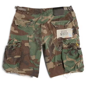 <strong>High</strong> Quality Elastic <strong>Waist</strong> <strong>Jean</strong> <strong>Shorts</strong> Men Manufacturer Custom logo Distressed <strong>Shorts</strong> Denim Camo <strong>Shorts</strong> - Product Image 2
