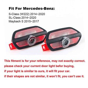 ไฟโลโก้ประตูรถสำหรับ <span class=keywords><strong>Mercedes</strong></span> <span class=keywords><strong>Benz</strong></span> S <span class=keywords><strong>SL</strong></span> Class W222ต้อนรับแสงไฟไม่ซีดจาง - Product Image 2