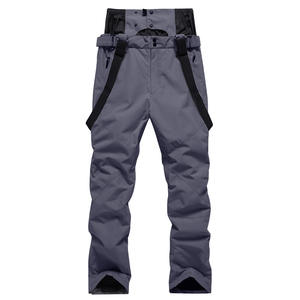 Unisex invierno Cálido impermeable esquí general transpirable Snowboard pantalones a prueba de viento de talla grande deportes al aire libre Baberos calentados - Product Image 5