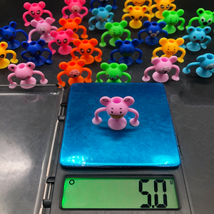 Sıcak satış promosyon hediyeler emme oyuncak çocuk çocuk okul sevimli karikatür hayvan Kawaii kalem Topper oyuncaklar kapsül 2 inç 50mm - Product Image 6