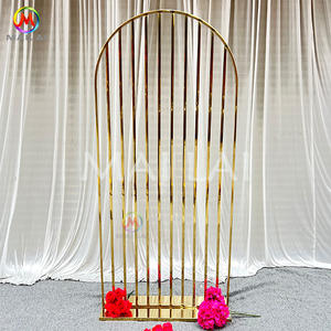 Lüks parti etkinlikleri düğün mobilyası muhteşem yüksek kalite altın paslanmaz çelik kemer zemin - Product Image 6