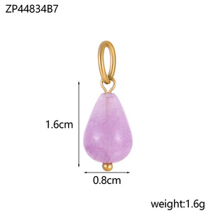 Handmade Phổ Biến Thời Trang Phong Cách Thủy Tinh Đầy Màu Sắc Chất Liệu Kết Hợp Thả Hình Chân Nút Cho Quần Áo Túi - Product Image 3