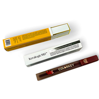 Petite boîte de papier d'emballage d'impression personnalisée pour bouteille de produit de beauté cosmétique