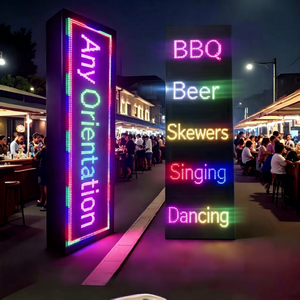 จอแสดงผล LED แบบสองด้าน P10 ความละเอียด 1080P สำหรับโฆษณากลางแจ้ง กันน้ำระดับ IP65 พร้อมระบบ CMS ในตัว ปรับแต่งเนื้อหาได้อย่างอิสระ - Product Image 1
