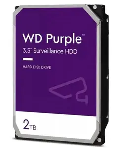 Novo disco rígido de vigilância roxo de 3,5 polegadas 2TB 64 MB até 64 câmeras HD 8 baias de acionamento WD23PURZ