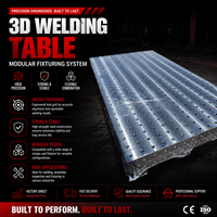 Table de soudage flexible 3D sur mesure en fonte robuste pour atelier de positionnement de soudage
