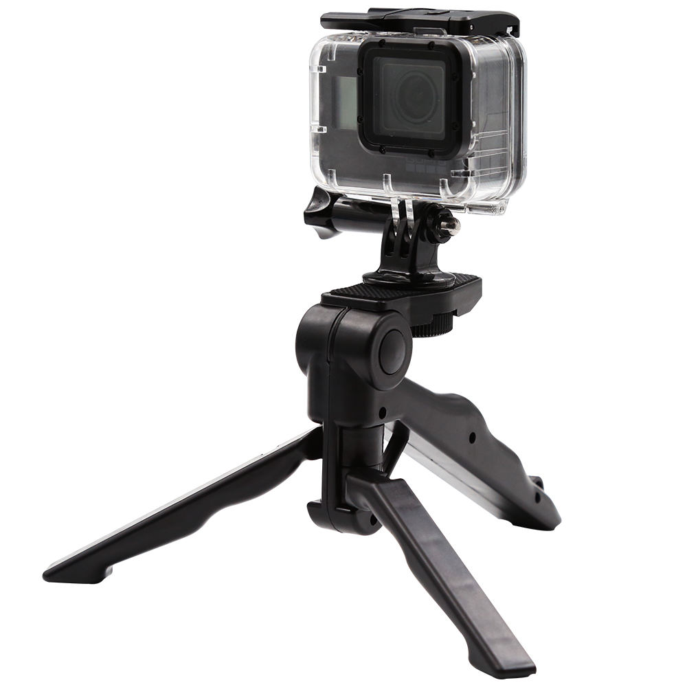 Handheld Grip Stabilizer Phone Camera Tripod Holder Selfie Stick Handle Holder Stand for Gopro iPhone Xiaomi Huawei Phone