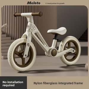 Vélo d'équilibre en nylon de 12 pouces pour enfants, léger, sans pédales, pour l'apprentissage de la marche, pour les enfants de 1 à 6 ans, vente en gros - Product Image 2