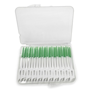 Wholesale Biodegradable Interdental Brushes Easy-to-Use Tooth Cleaning Tools Stainless Steel <b>Wire</b> Private Label Silicone <b>Soft</b> - Product Image 6