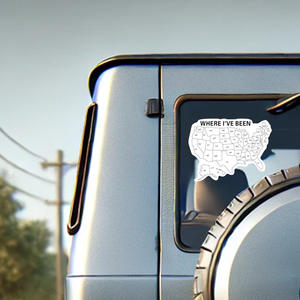 Où j'ai été USA carte <span class=keywords><strong>autocollants</strong></span> colorés étanche <span class=keywords><strong>pour</strong></span> Windows bouteille d'eau bricolage ordinateur portable vinyle décalcomanies <span class=keywords><strong>pour</strong></span> les amateurs de voyage - Product Image 4