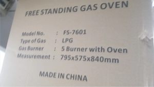 New bếp gas điện với 4 đầu đốt và lò nướng đối lưu cho nhà bếp nướng chức năng cho hộ gia đình sử dụng - Product Image 5