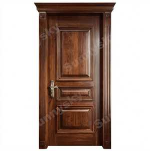 Sunnysky Design Intérieur Portes en bois massif Portes battantes arquées pour la maison - Product Image 1