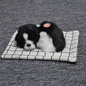 Jouet pour <span class=keywords><strong>chien</strong></span> endormi mignon, chiot qui <span class=keywords><strong>aboie</strong></span> en pressant, peluche de <span class=keywords><strong>chien</strong></span> réaliste, petite taille, décoration intéressante pour la <span class=keywords><strong>voiture</strong></span>, la maison, le bureau, 17* - Product Image 3