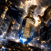 Flacon de parfum de luxe personnalisé G&S, emballage en verre, flacon diffuseur, flacon de parfum en forme de cœur de luxe, flacon vaporisateur de parfum