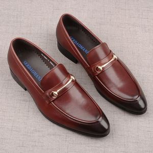 <b>Men's</b> Formal <b>Dress</b> Shoes in Italian Style Leather Shoes with Laces Handmade Thick Soles Business Shoes for <b>Men</b> - Product Image 6