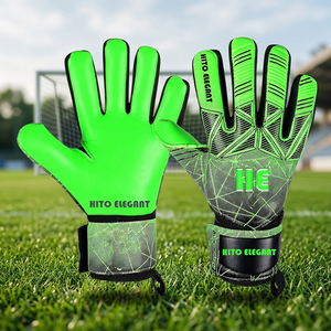 ถุงมือผู้รักษาประตูน้ำหนักเบาแบบเต็มนิ้วระบายอากาศได้ดีดีไซน์ใหม่ - Product Image 4