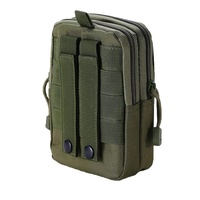 Petit sac à cartes de taille multifonction Portable randonnée en plein air pochette tactique étanche Molle