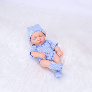 18Cm Mini Reborn Baby Poppen Peuter Pop Kits Echte Baby Poppen Full <span class=keywords><strong>Body</strong></span> 6 Inch Miniatuur Levensechte Baby Kerstcadeau