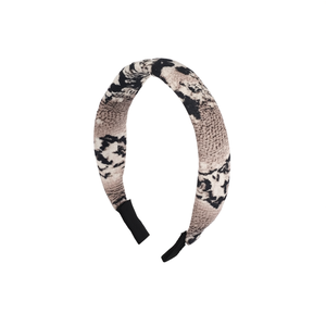 Bandeau noué en tissu composite pour femme, réglable, mode décontractée, 3 couleurs, sac OPP - Product Image 2