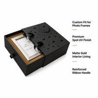 Caja de Cartón Rígido Ecológica con Logotipo Impreso, Caja de Regalo para Velas Aromáticas, Joyería, Marcos de Fotos, para Pequeñas Empresas
