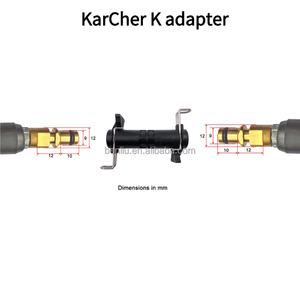 Adaptateur <span class=keywords><strong>de</strong></span> connecteur à changement rapide pour les tuyaux <span class=keywords><strong>de</strong></span> lavage à haute pression Nilfisk, Bosch et <span class=keywords><strong>Karcher</strong></span>, et les pistolets à eau pour le lavage <span class=keywords><strong>de</strong></span> voitures G1/4" F - Product Image 3