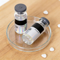 Étiquettes holographiques personnalisées imprimées en HD pour flacons de peptides, autocollants pour flacons de 2 ml, 3 ml, 10 ml, autocollants adhésifs pour flacons de peptides