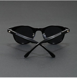 New Trending Vintage Round Sun Protection <strong>Glasses</strong> for Driving Daily Wear in Stock Mens Sunglasses - Product Image 3
