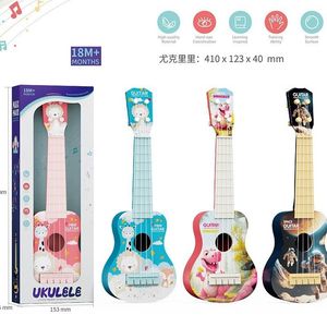 Ensemble de jouets musicaux pour l'apprentissage précoce : Enregistreur, Tambourin, Ukulélé – Outils pédagogiques musicaux - Product Image 3