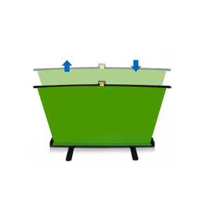 E-IMAGE GS-200 Schermo Verde Portatile Pieghevole 200*200cm per Sfondo Fotografico - Product Image 2