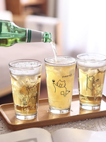 Verres à bière personnalisés en gros de 16 oz et 20 oz, résistants aux hautes températures, type tasse de dégustation